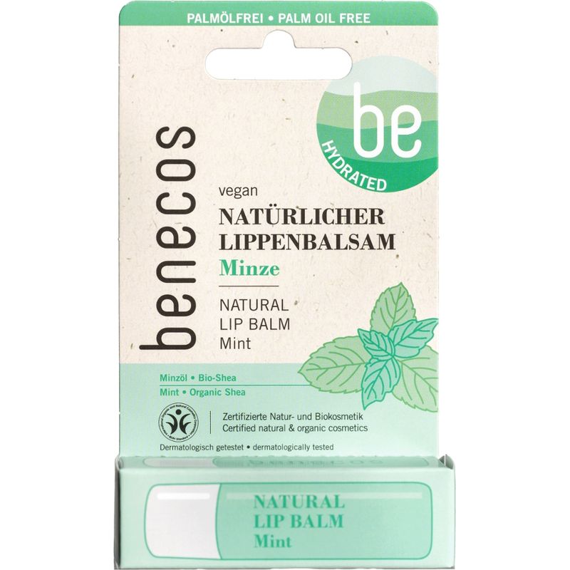 benecos benecos Natural Lip Balm Minze Blister - Produktbild