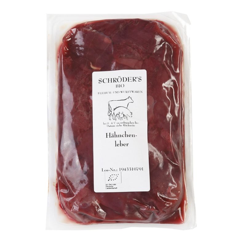 Schröder's Bio Fleisch- und Wurstwaren Hähnchenleber 300 g - Produktbild