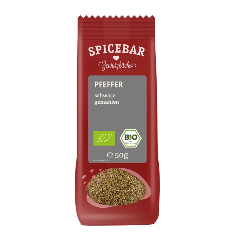 Spicebar Spicebar Bio Pfeffer, schwarz - gemahlen - Produktbild