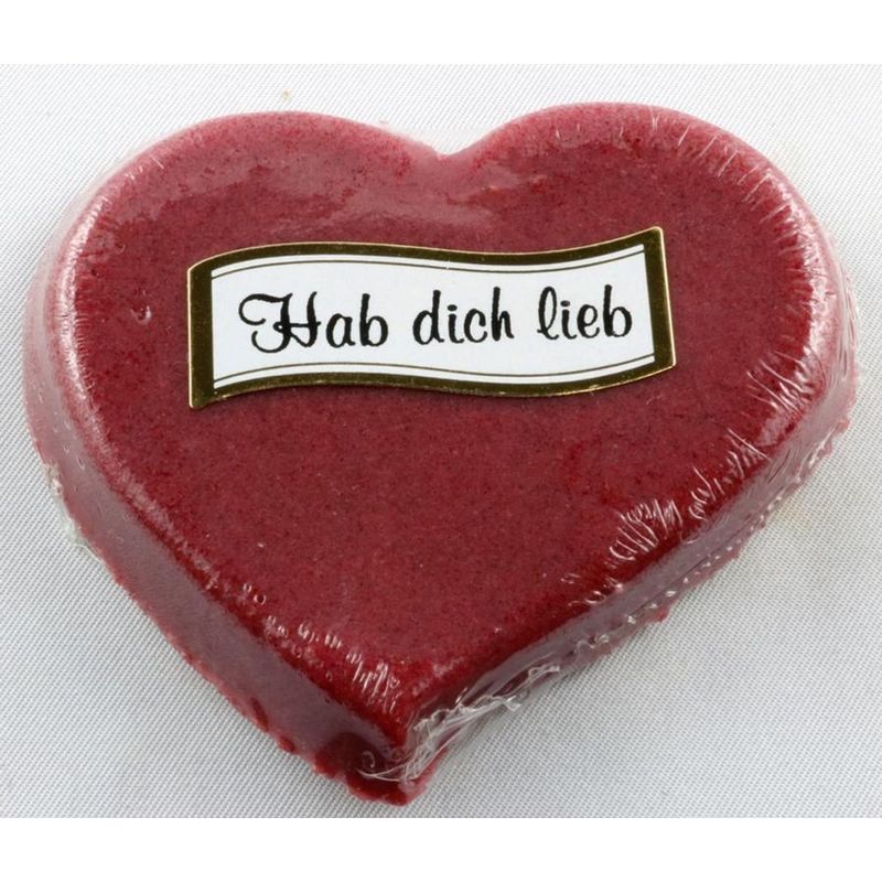 Funsch Marzipan BIO Herz rot - Produktbild