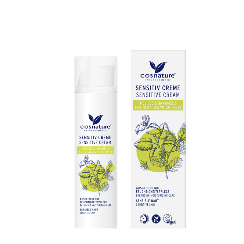 Cosnature  Sensitive Gesichtscreme Melisse & Hamamelis 50 ml - Produktbild