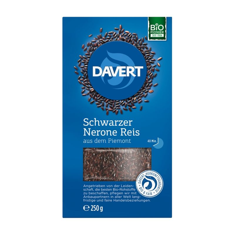 Davert Schwarzer Nerone Reis 250g - Produktbild