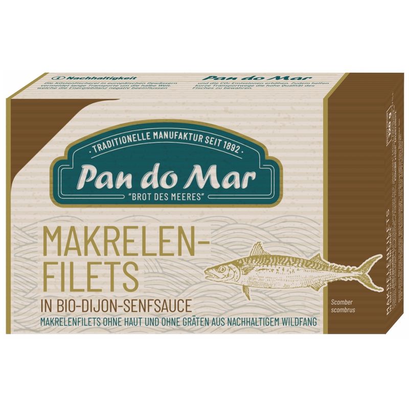 Pan do Mar Makrelenfilets in Bio-Dijon-Senfsauce - Produktbild