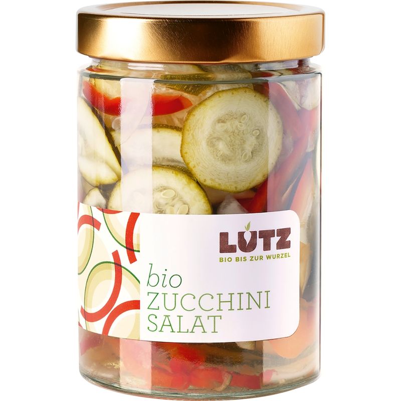 Lutz Zucchini Salat ; Bio-Einlegegemüse - Produktbild