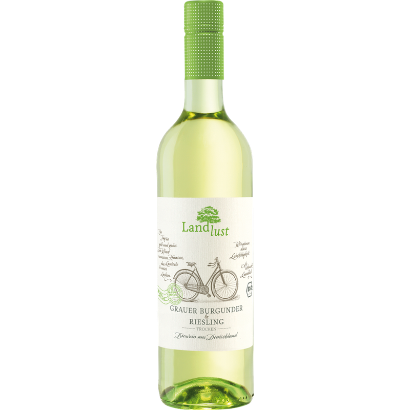 Landlust Bioweine Landlust Grauer Burgunder/Riesling trocken QbA Bio - Produktbild