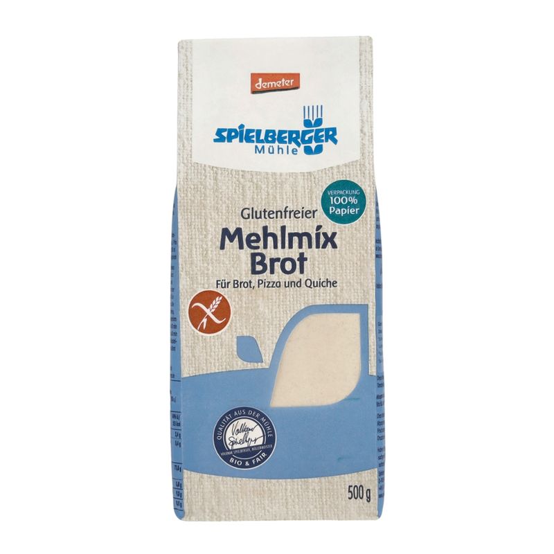 Spielberger Mühle Mehlmix Brot, glutenfrei, demeter - Produktbild