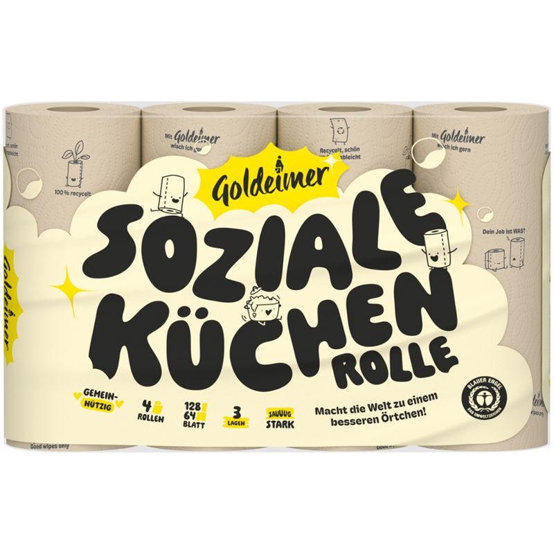 Goldeimer Küchentücher Goldeimer 4x128 3lg RCN FC - Produktbild
