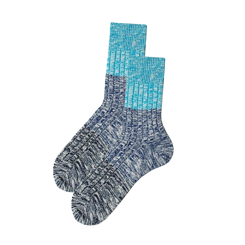 LIVING CRAFTS Kuschelsocken, Farbe teal/blue Gr. 35-38 - Produktbild