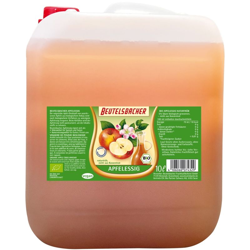 BEUTELSBACHER Bio Apfelessig naturtrüb - Produktbild