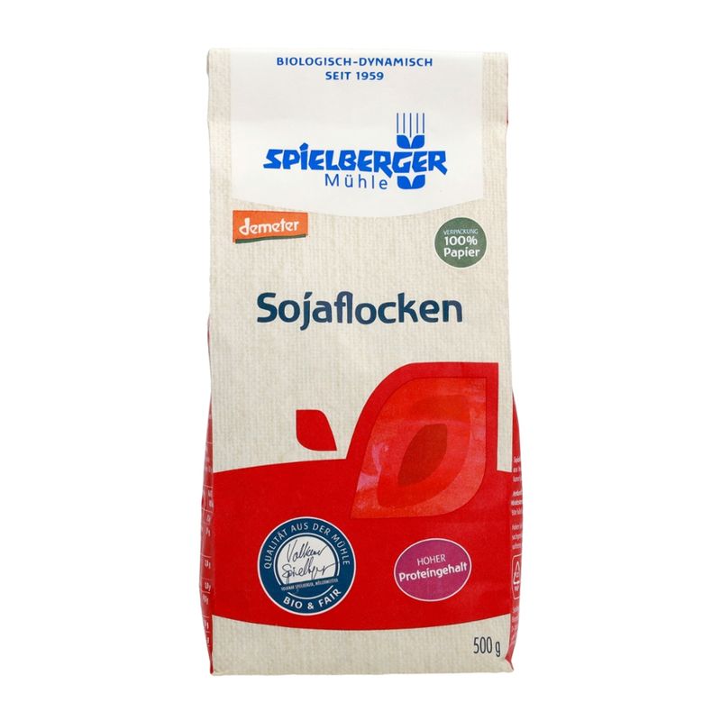 Spielberger Mühle Sojaflocken, demeter - Produktbild