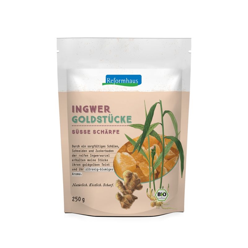 Reformhaus Ingwer Goldstücke bio - Produktbild