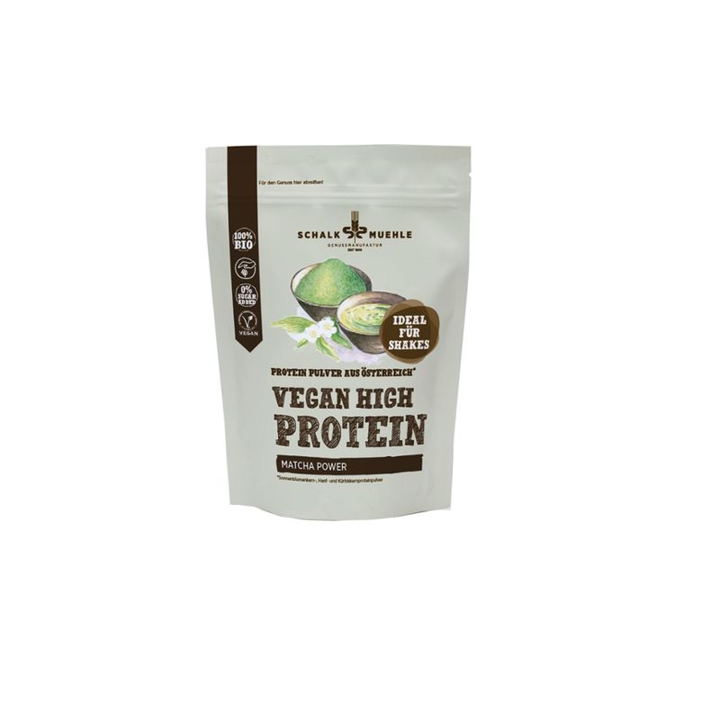 Schalk Mühle 200 g Bio Protein Pulver Mix mit Matcha Pulver und Gerstengraspulver - Produktbild