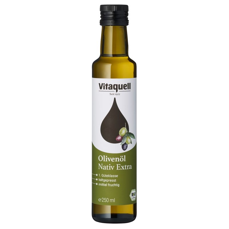 Vitaquell Oliven-Öl Bio, nativ extra 1. Güteklasse - Produktbild