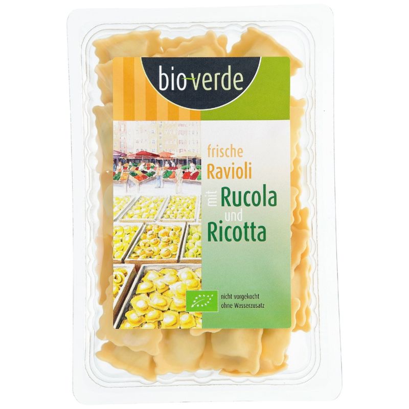 bio-verde Frische Ravioli Rucola & Ricotta 250 g - Produktbild