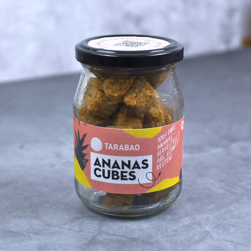 TARABAO Ananas Cubes im Pfandglas - Produktbild
