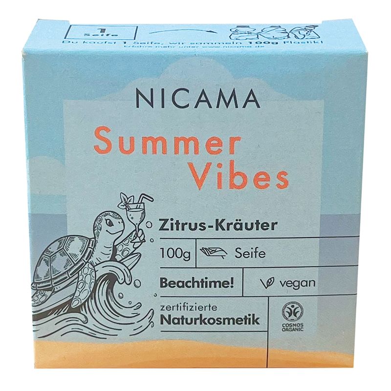 NICAMA NICAMA zertifizierte Bio-Summer Vibe-Seife 100 g - Produktbild