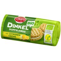 Bio Dinkel Doppelkeks mit Zitronencreme 90 g - Produktbild