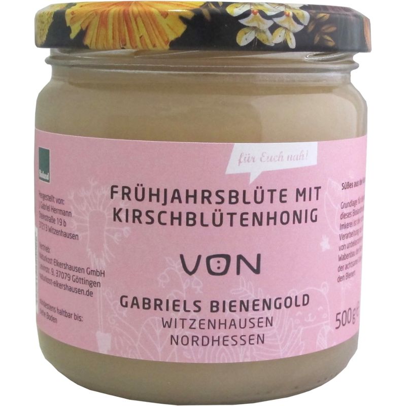 VON Frühjahrsblüte mit Kirschblütenhonig VON Gabriels Bienengold - Produktbild