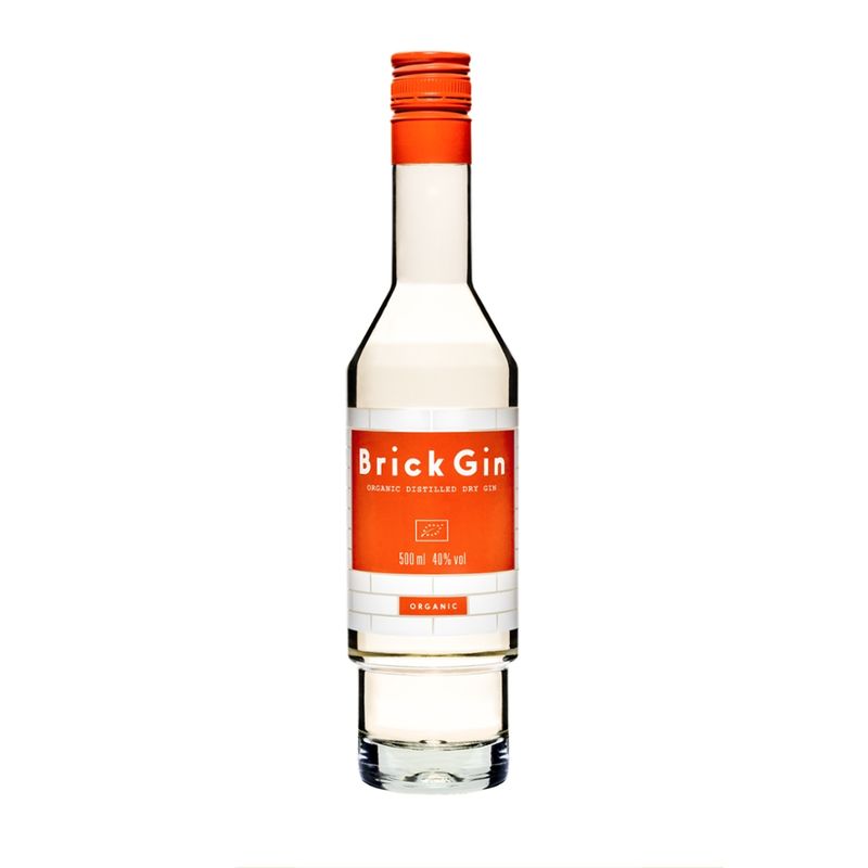 Brick Gin Brick Gin - Organic Distilled Dry Gin - 40% Vol. - 500ml - Produktbild