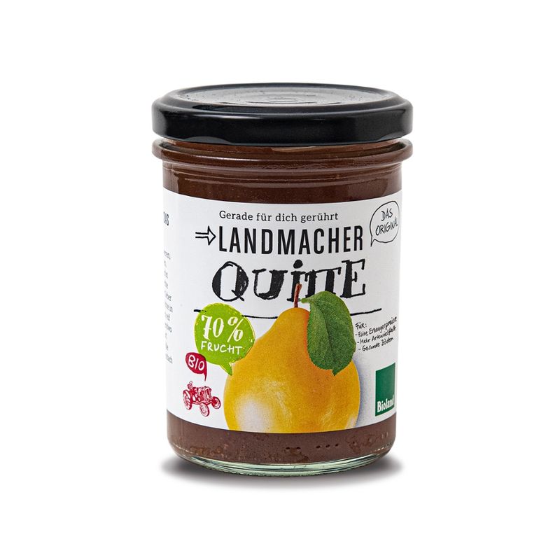 Landmacher Bio-Fruchtaufstrich Quitte (220g), Bioland - Produktbild