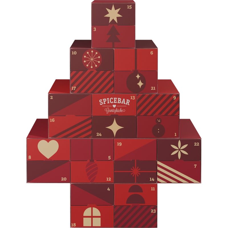 Spicebar Spicebar Gewürzadventskalender 2026, bio - Produktbild
