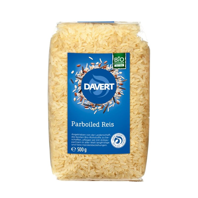 Davert Parboiled Reis 500g - Produktbild