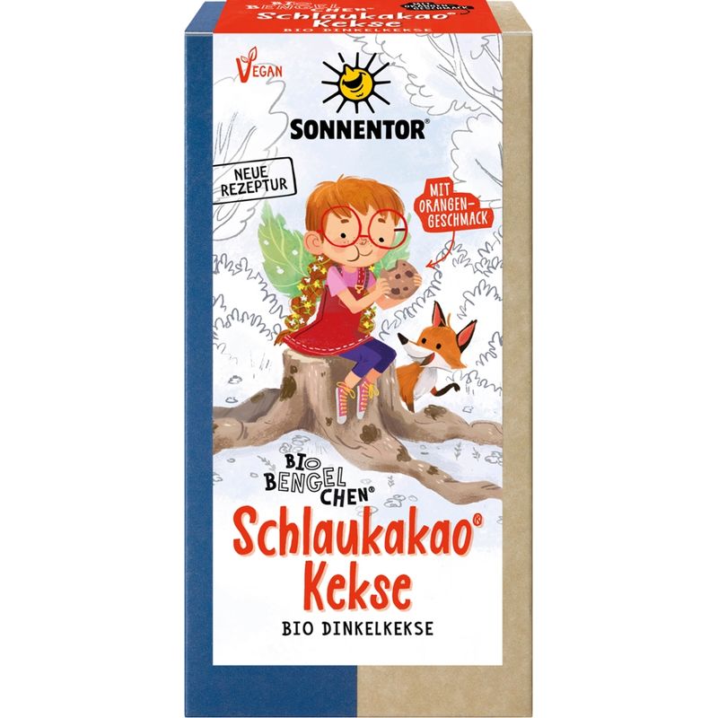 Sonnentor Schlaukakao Kekse mit Kokosblütenzucker Bio-Bengelchen®, Packung - Produktbild