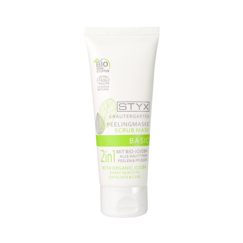 Styx Naturcosmetic Kräutergarten Peelingmaske 2in1 mit Bio Jojoba 70ml Cosmos org. - Produktbild