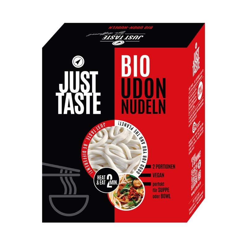 Just Taste Just Taste Bio Udon Nudeln - Produktbild