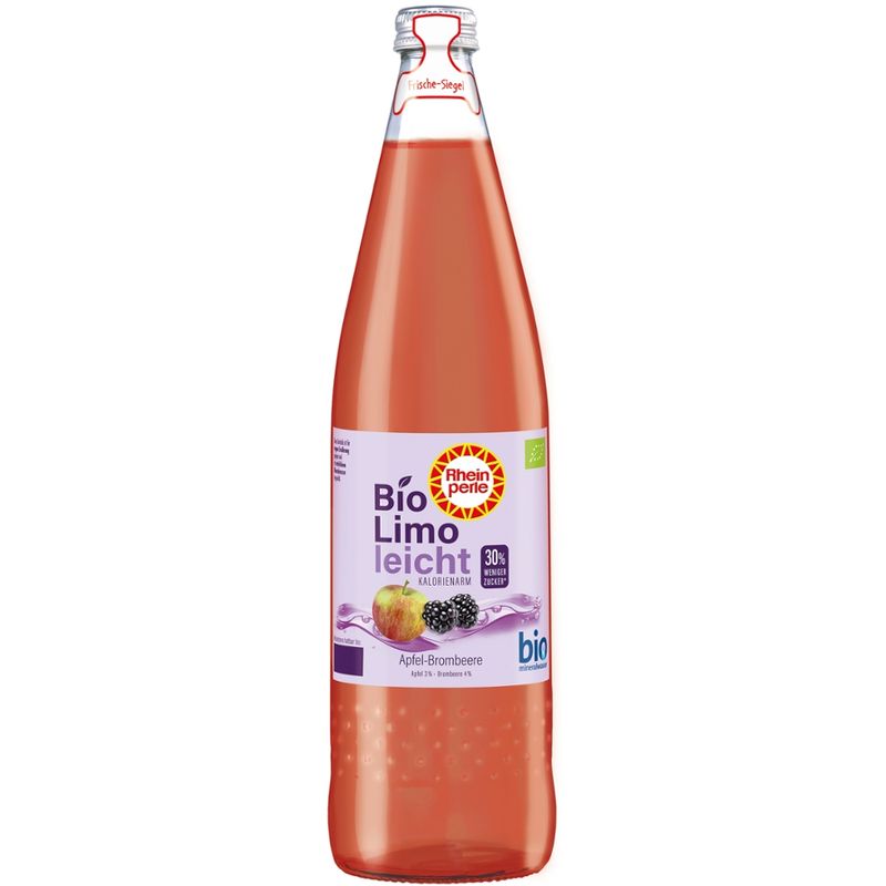 Rheinperle  Rheinperle BIO Apfel-Brombeere 12x0,75l Glas - Produktbild