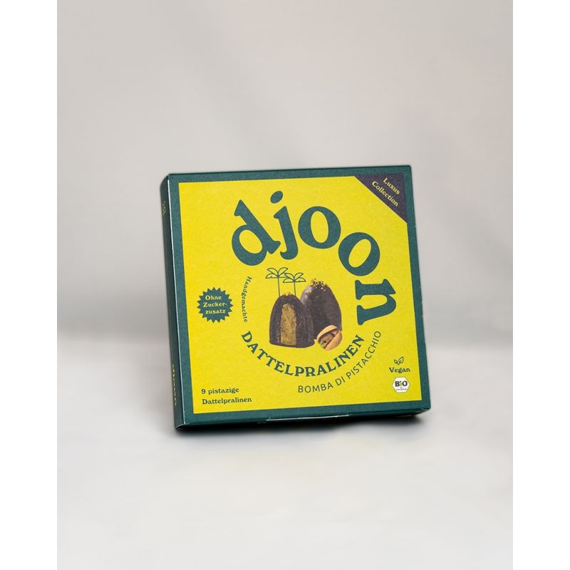 djoon foods Dattelpralinen: Bomba di Pistacchio (Bio) - Produktbild