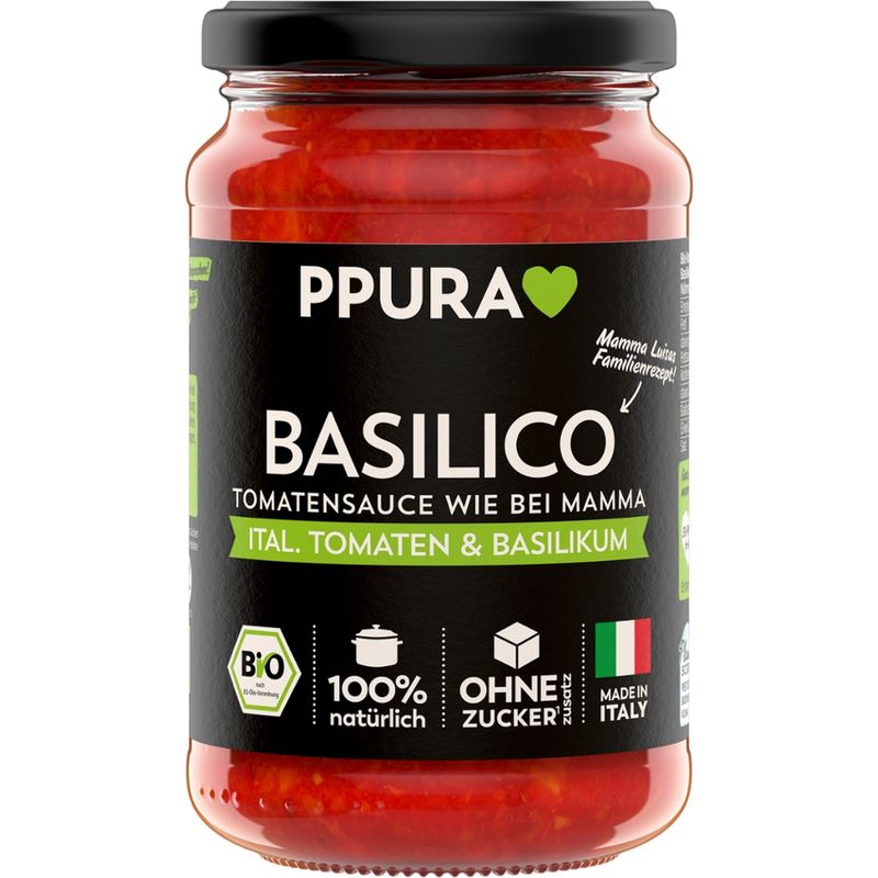 PPURA BIO Sugo Basilico - Produktbild