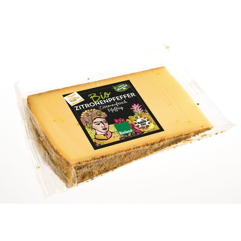 Baldauf Käse Bio Baldauf Zitronenpfeffer Stücke 180g egalisiert - Produktbild