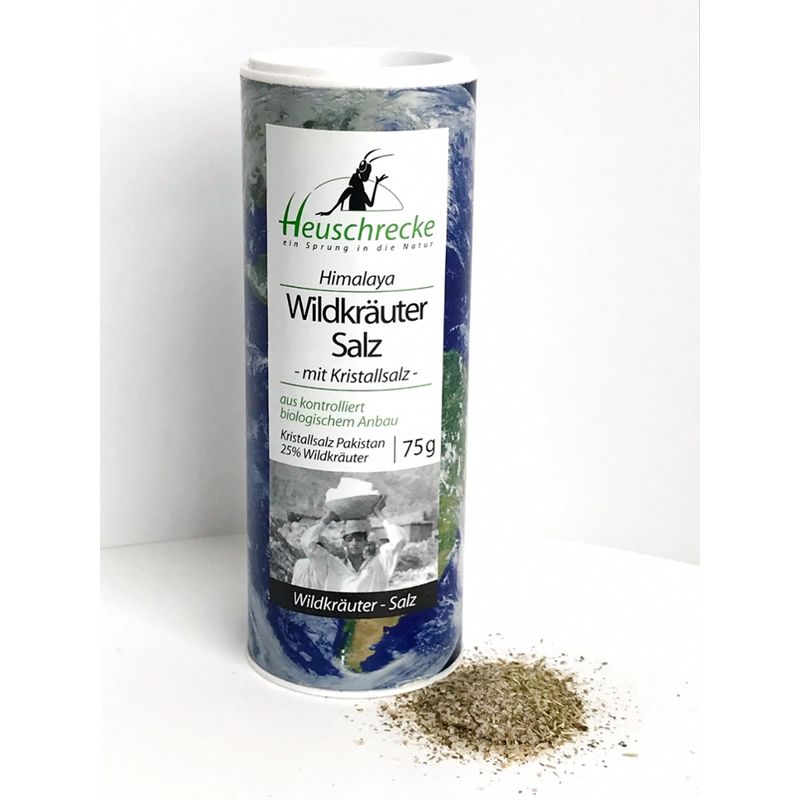 Heuschrecke Himalaya Wildkräutersalz, kbA - Produktbild