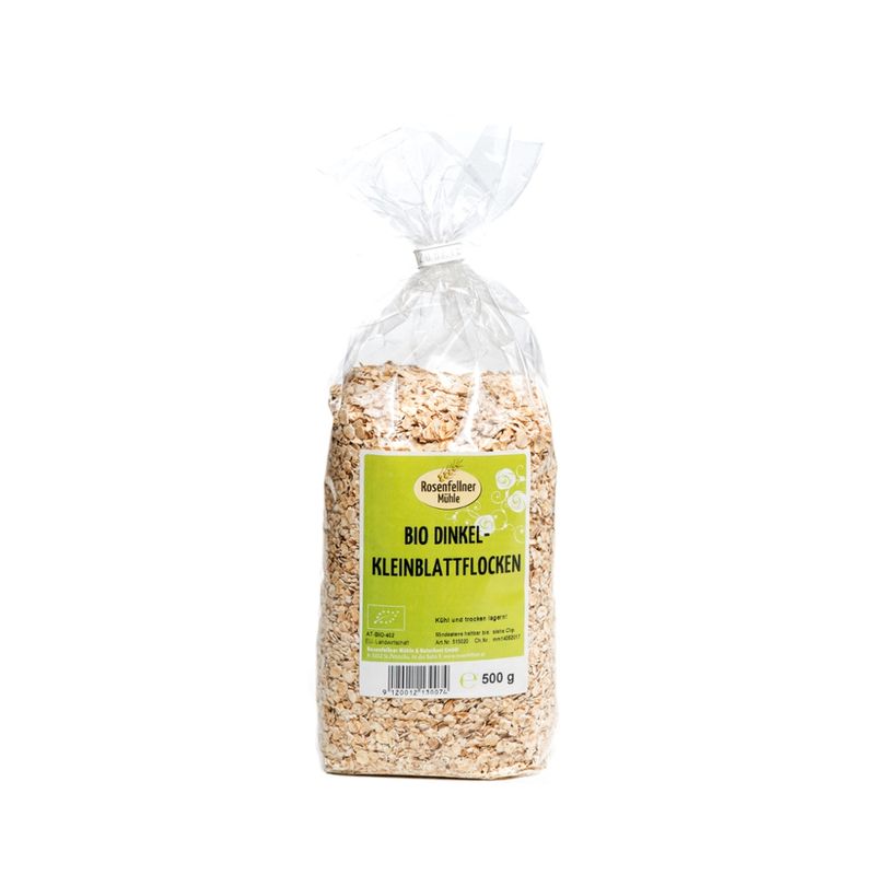 Rosenfellner Mühle & Naturkost Bio Dinkelkleinblattflocken 500g - Produktbild
