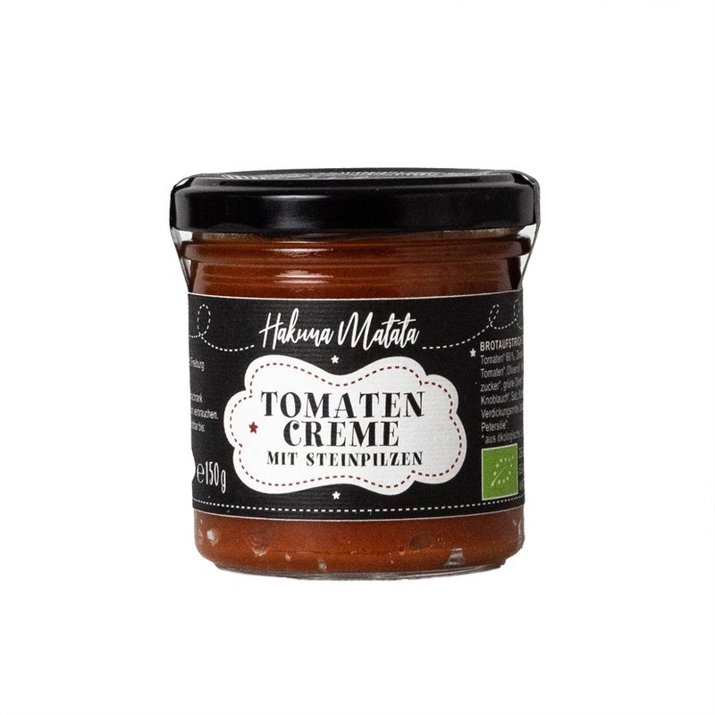 Hakuna Matata  Bio Tomaten-Creme mit Steinpilzen - Produktbild