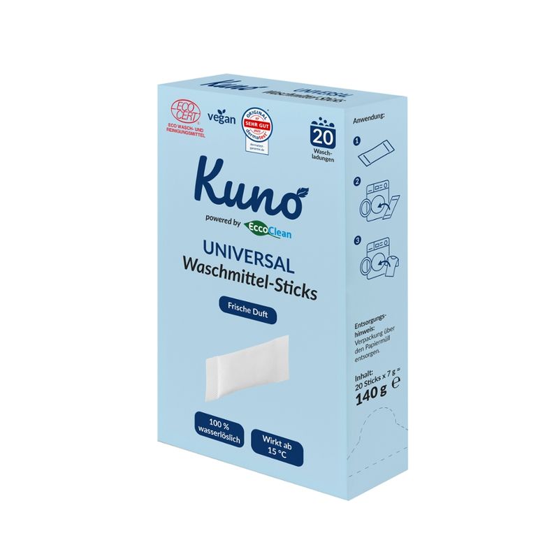 Kuno Kuno Waschmittel Sticks Universal - Produktbild
