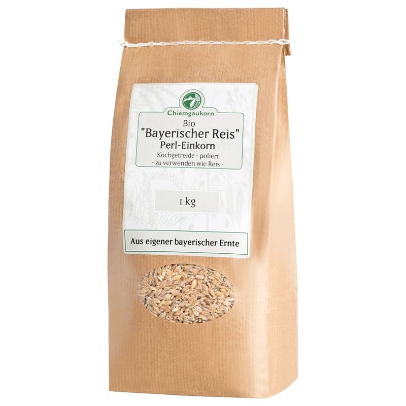 Chiemgaukorn "Bayerischer Reis", Bio Perl-Einkorn 1,0 kg, Chiemgaukorn - Produktbild