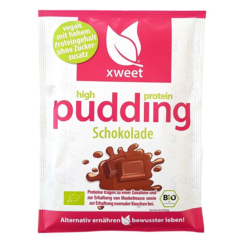 xweet bio proteinpudding schokolade - Produktbild