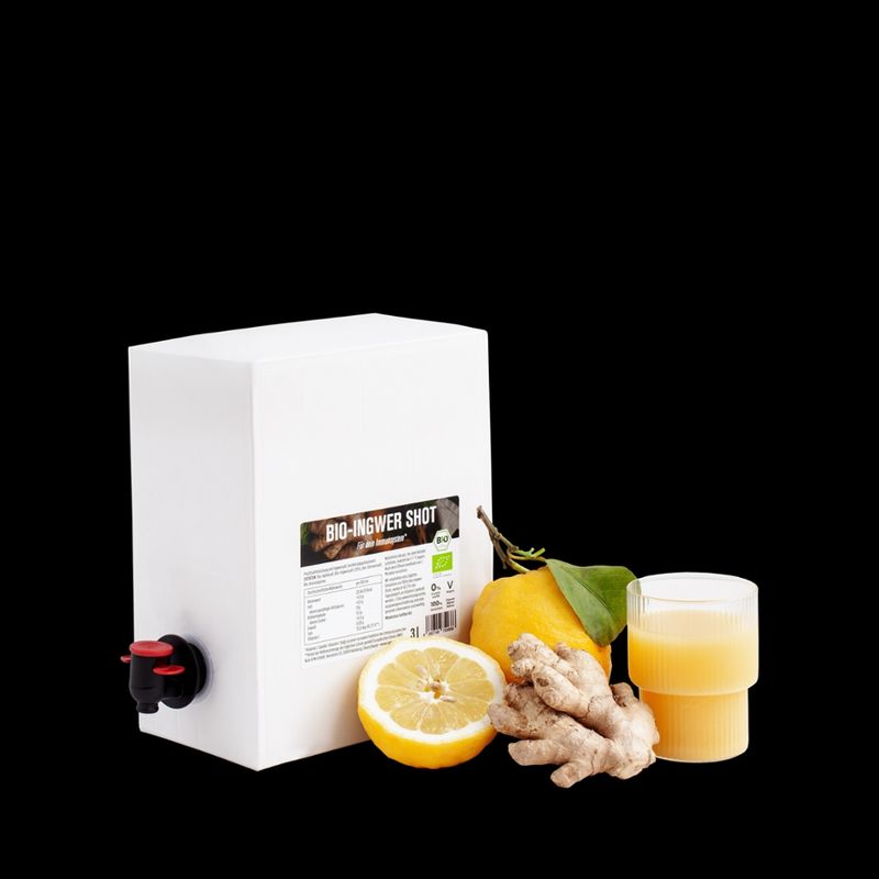Kale&Me Bio Ingwer Shot Bag-in-Box - Produktbild