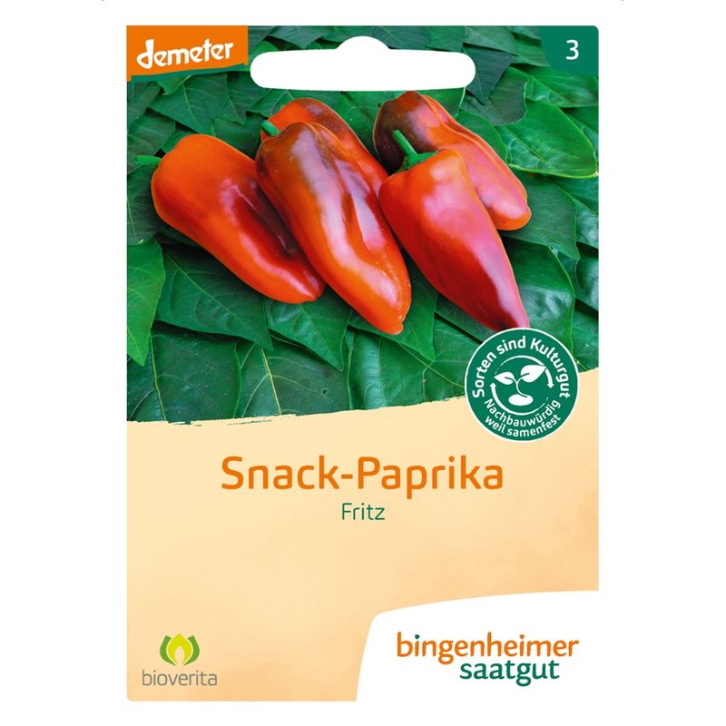 Bingenheimer Saatgut Fritz - Paprika (Saatgut) - Produktbild