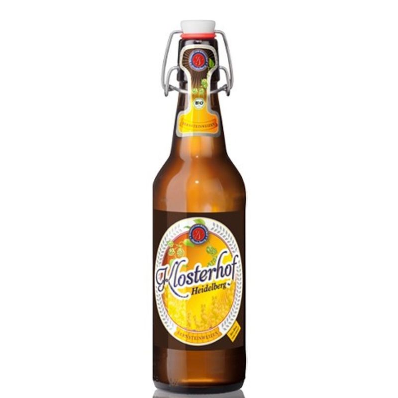 Brauerei zum Klosterhof Klosterhof Bernsteinweizen naturtrüb 0,5 l Flasche 4,9 % Vol - Produktbild