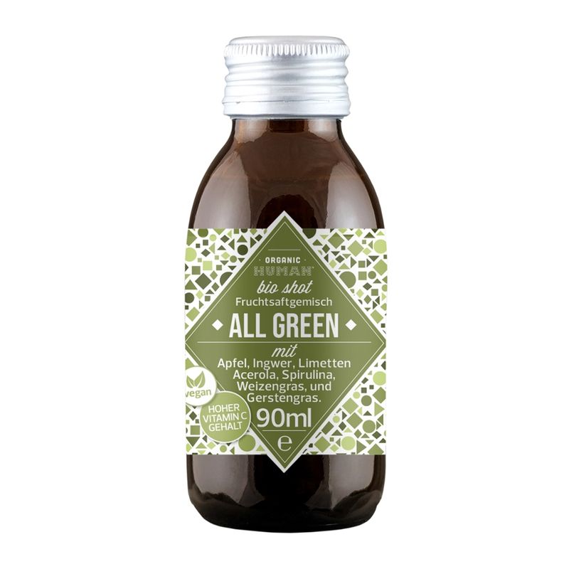 Organic Human Organic Human Shot - All Green 90ml - Produktbild
