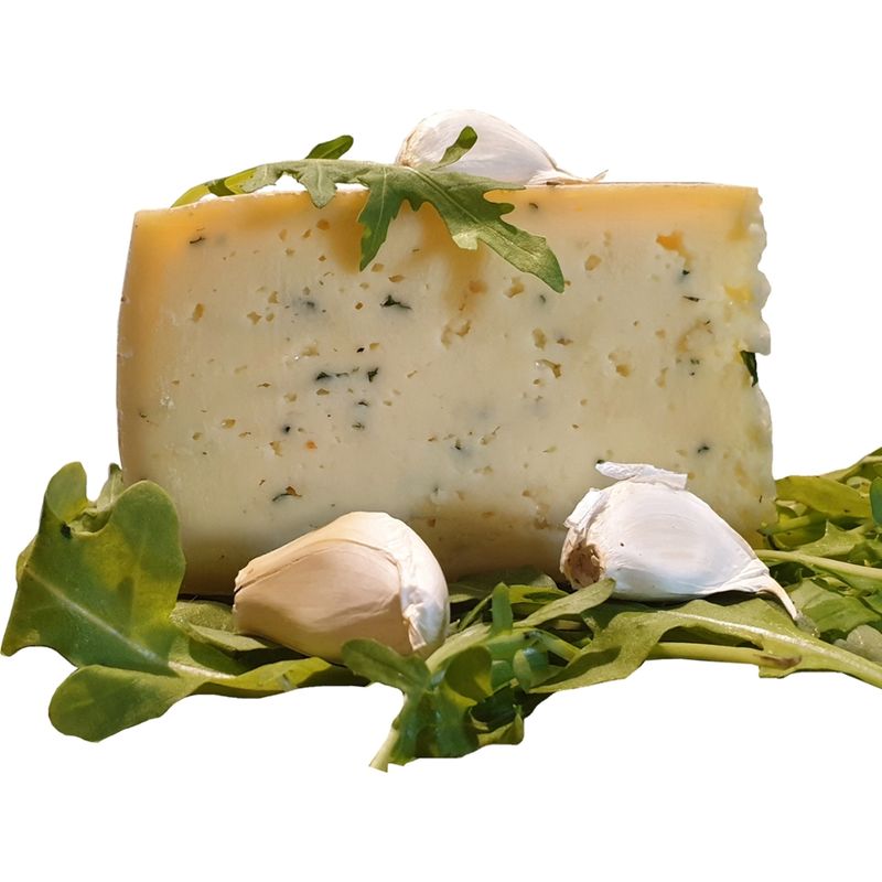 Naturkost Elkershausen BioBauernkäse Rucola/Knoblauch 50%F - Produktbild