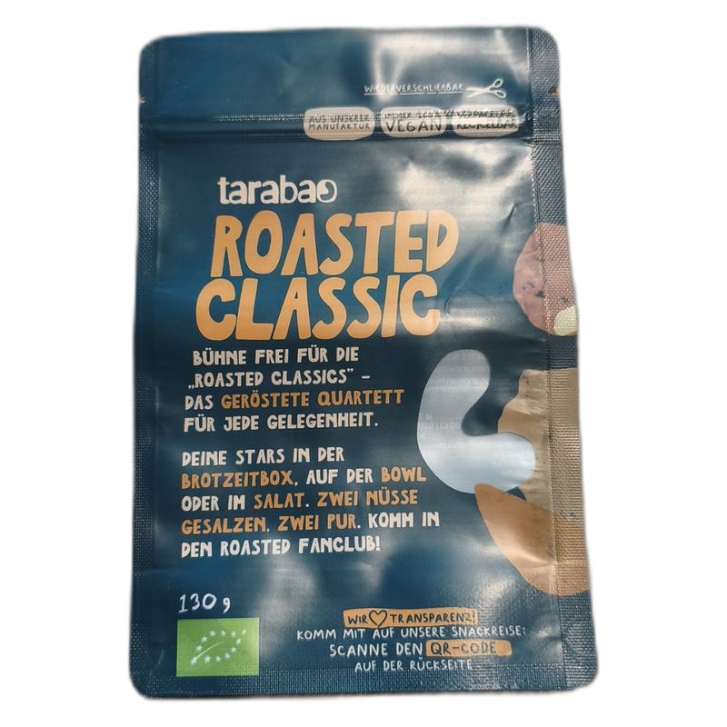 TARABAO Roasted Classic Nussmix im 130-g-Doypack - Produktbild