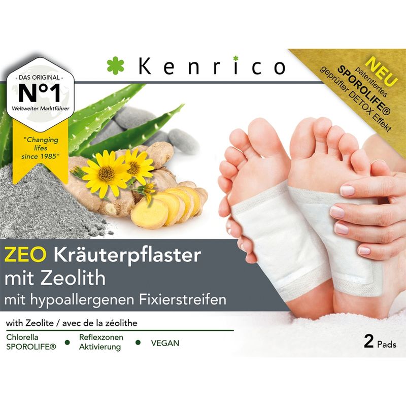 Kenrico ZEO Kräuterpflaster mit Zeolith (2 Stk) - Produktbild