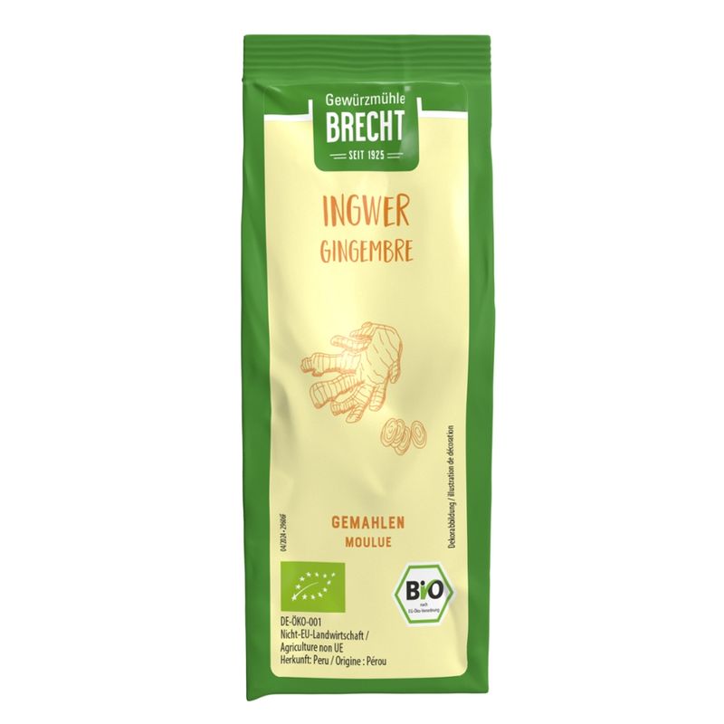 Gewürzmühle Brecht Ingwer gemahlen bio - NFB - Produktbild
