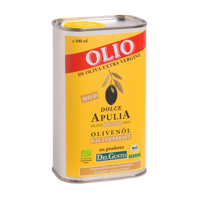 DelGusto Olivenöl DOLCE extra vergine mild - Produktbild