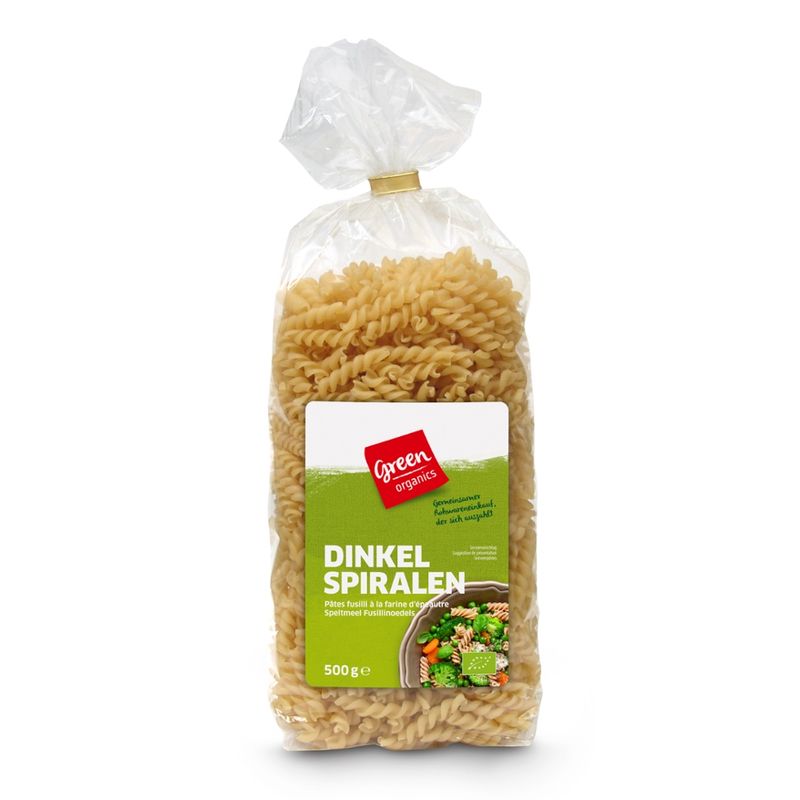 greenorganics Dinkel Spiralen hell - Produktbild