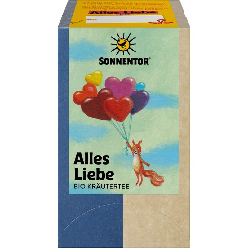Sonnentor Alles Liebe Kräutertee, Doppelkammerbeutel - Produktbild